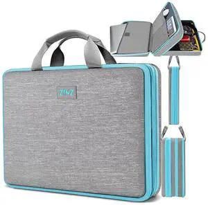 ZINZ Slim and Expandable Laptop Sleeve 15 15.6 16 Inch Case Bag for 15"-16" Notebooks Water-Resistant Handbag Multipurpose Computer Accessories Storage Bag,G01Y01