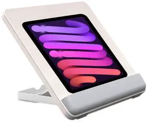 Tablet Holder Wood Stand,Wooden Laptop Tablet Multi-Function Stand - Adjustable Height Portable Computer Drawing Writing Board Holder, for iPad Pro 12.9/11,iPad Air,iPad Mini and More