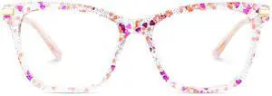 Zeelool Classic Rectangular Blue Light Glasses for Women ZJGX439722-03 Pink