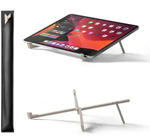 Native Union Fold Laptop Stand  Ultra-Slim Foldable & Portable Laptop Stand  Ergonomic & Optimized Viewing Angle  for 13 to 16 Inch MacBooks & Laptops, 10 to 16 Inch iPads & Tablets (Sandstone)