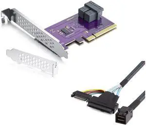 PCIe/8643 Adapter + 8643/U.2-0.5m