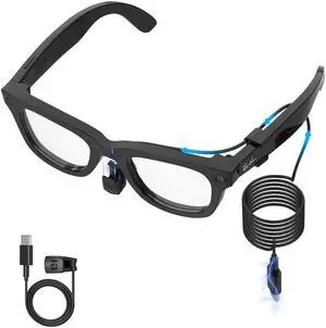 RCstyle Hibloks Charging Cable for Ray-Ban Meta Wayfarer (RW4006&RW4008) Smart Glasses Accessories, 3.9ft Type-C Charging While Using, Portable for Travel/Car/Phone/Laptop/Power Bank Charging