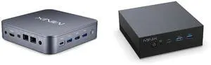 MINIX NEO J51-C8 Max Mini Computer (8GB/512GB/Win11 Pro/Wi-Fi 6/Dual 2.5G LAN) + Z150-Aero Mini PC (16GB/512GB/N150/Triple Display) Bundle - 4K Output, USB-C, Auto Power On, VESA Mount