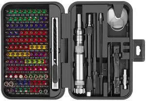 XOOL 132 in 1 Precision Screwdriver Set with Magnetic Driver Kit Professional Electronics Repair Tool Kit for Computer, PC, Mac-Book, Laptop, Tablet, iPhone, Xbox, Game Console