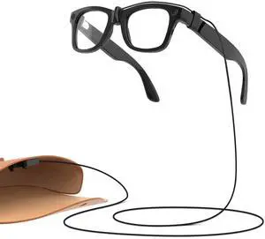 QCHMM Charging Cable Compatible with Ray-Ban Meta Wayfarer, Skyler, Headliner Smart-Glassers, Charging Cable Clip Connect to Ray-Ban Charging Case, 4.8ft