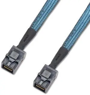 Sonilco High Performance HD Mini SAS SFF-8643 to SFF-8643 Cable Digital Black Cord (2 Cables, 1 M / 3.2 Feet) Sonilco High Performance HD Mini SAS SFF-8643 to SFF-8643 Cable Digital Black Cord (2 Cables, 1 M / 3.2 Feet)