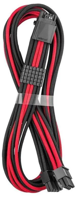 CableMod RT-Series Pro ModFlex Sleeved 12V-2x6 12VHPWR StealthSense PCIe Cable for ASUS/Seasonic/Phanteks (Black + Red, 16-pin to Dual 8-pin, 60cm) CableMod RT-Series Pro ModFlex Sleeved 12V-2x6 12VHPWR StealthSense PCIe Cable for ASUS/Seasonic/Phanteks (Black + Red, 16-pin to Dual 8-pin, 60cm)