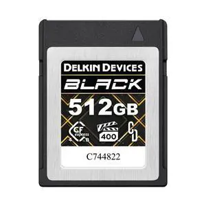 Delkin Devices Black 512GB CFexpress Type B 4.0 VPG400 Memory Card High-Speed Performance for Professional Photography & Videography (512GB) Delkin Devices Black 512GB CFexpress Type B 4.0 VPG400 Memory Card High-Speed Performance for Professional Photography & Videography (512GB)