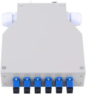 Duogalia SC-UPC 6 Simplex 6 Port DIN Rail SM Fiber Optic Enclosure ODF (Includes Pigtail and 6PC Coupler) Duogalia SC-UPC 6 Simplex 6 Port DIN Rail SM Fiber Optic Enclosure ODF (Includes Pigtail and 6PC Coupler)