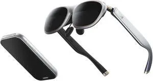 Rokid AR Spatial Silver Max2 AR Glasses & Station2 Spatial Computer with 360" Micro-OLED 3-Screen Display, 120Hz OLED, 600 Nits, Multi-Tasking for Work & Gaming Rokid AR Spatial Silver Max2 AR Glasses & Station2 Spatial Computer with 360" Micro-OLED 3-Screen Display, 120Hz OLED, 600 Nits, Multi-Tasking for Work & Gaming