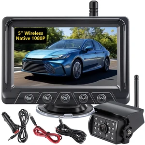 Wireless Backup Camera with 5 Inch HD Screen - 1080P Rear View Camera Wireless Backup Camera with 5 Inch HD Screen - 1080P Rear View Camera