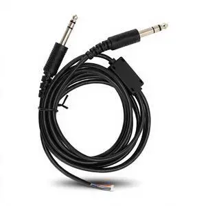 Aviation Headset Cable GA Dual Plug for David Clark AVCOMM, Aviation Headset Replacement Cable 3/16inch Microphone Plug PJ-068 and 1/4inchSpeaker Plug PJ-055 Aviation Headset Cable GA Dual Plug for David Clark AVCOMM, Aviation Headset Replacement Cable 3/16inch Microphone Plug PJ-068 and 1/4inchSpeaker Plug PJ-055