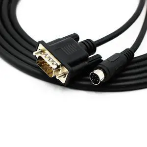 Pidwaok MD8 8-pin Male to DB9 9-pin Male Cable for Mitsubishi GT11/GT15 Touch Panel with FX3U/FX2N/FX1N Cable GT01-C30R4-8P RS422 Programming Control Cable Data Cable-1.8 Meters Pidwaok MD8 8-pin Male to DB9 9-pin Male Cable for Mitsubishi GT11/GT15 Touch Panel with FX3U/FX2N/FX1N Cable GT01-C30R4-8P RS422 Programming Control Cable Data Cable-1.8 Meters