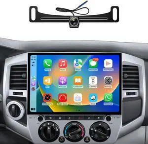 Car Stereo Dash Kit Replacement for Toyota Tacoma Radio Upgrade 2005-2015,QLED Touch Screen Head Unit with Wireless CarPlay Andriod Auto GPS Navigation 5GWiFi FM/AM (12.5" 4+64G) Car Stereo Dash Kit Replacement for Toyota Tacoma Radio Upgrade 2005-2015,QLED Touch Screen Head Unit with Wireless CarPlay Andriod Auto GPS Navigation 5GWiFi FM/AM (12.5" 4+64G)