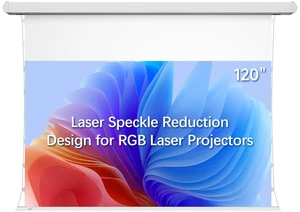 100" PureVision Motorized Projector Screen with Laser Speckle Reduction,Movie Screen 4K/8K UHD Ready Auto-Sync for Long Throw Projectors,20" Adjustable Drop and Black Backing for Enhanced Contrast 100" PureVision Motorized Projector Screen with Laser Speckle Reduction,Movie Screen 4K/8K UHD Ready Auto-Sync for Long Throw Projectors,20" Adjustable Drop and Black Backing for Enhanced Contrast