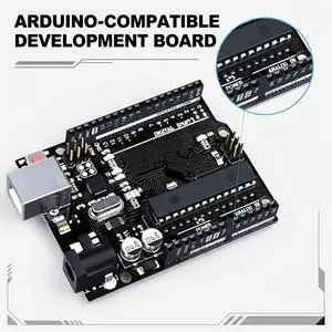 Suuoo 2 Packs UNO R3 Microcontroller Board ATmega328P Single Board Computer for DIY Electronics Prototyping and CNC Projects with USB Cable Suuoo 2 Packs UNO R3 Microcontroller Board ATmega328P Single Board Computer for DIY Electronics Prototyping and CNC Projects with USB Cable