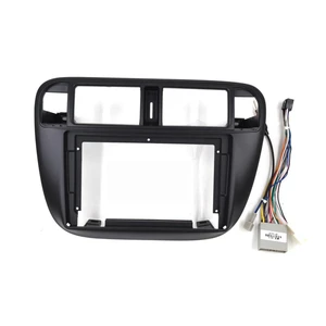 9'' Car Radio Stereo Fascia Frame Panel Trim Bezel with Power Harness Cable for Honda Civic (EJ/EK/EM) 1995-2001 Mounting Kit LHD 9'' Car Radio Stereo Fascia Frame Panel Trim Bezel with Power Harness Cable for Honda Civic (EJ/EK/EM) 1995-2001 Mounting Kit LHD