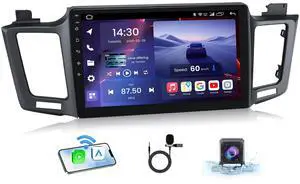 + Car Stereo Radio for Toyota RAV4 2013-2018: Android 13 Upgrade 1280 * 800 Touchscreen with Wireless CarPlay/Android Auto/4G LTE/5G WiFi/GPS/Bluetooth/AM/FM/DSP/SWC + Car Stereo Radio for Toyota RAV4 2013-2018: Android 13 Upgrade 1280 * 800 Touchscreen with Wireless CarPlay/Android Auto/4G LTE/5G WiFi/GPS/Bluetooth/AM/FM/DSP/SWC