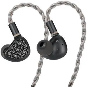 syeindunce Kefine Arnar Hybrid Wired IEMs, 14.5mm Planar Magnetic + Knowles BA Driver, Interchangeable Tuning Nozzles and Modular Plug, Hi-Fi in-Ear Monitors (Black, 3.5+4.4mm Interchangeable Plugs) syeindunce Kefine Arnar Hybrid Wired IEMs, 14.5mm Planar Magnetic + Knowles BA Driver, Interchangeable Tuning Nozzles and Modular Plug, Hi-Fi in-Ear Monitors (Black, 3.5+4.4mm Interchangeable Plugs)