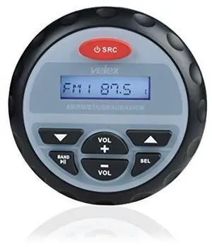Waterproof Bluetooth Marine Stereo Receiver with MP3 Player AM FM Radio and USB for Streaming Music on Boats Golf Carts ATV UTV and Spa Hot Tubs Waterproof Bluetooth Marine Stereo Receiver with MP3 Player AM FM Radio and USB for Streaming Music on Boats Golf Carts ATV UTV and Spa Hot Tubs