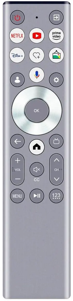 AIDITIYMI ERF6G80H Replacement Voice Remote Compatible with Hisense Class A7 U8 Series AIDITIYMI ERF6G80H Replacement Voice Remote Compatible with Hisense Class A7 U8 Series