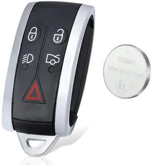 Beefunny Smart Remote Key Fob Replacement for Jaguar XF XFR XK XKR XJ8 XK8 2006-2013 FCC ID:KR55WK49244,KR55WK45694 315MHz (1) Beefunny Smart Remote Key Fob Replacement for Jaguar XF XFR XK XKR XJ8 XK8 2006-2013 FCC ID:KR55WK49244,KR55WK45694 315MHz (1)