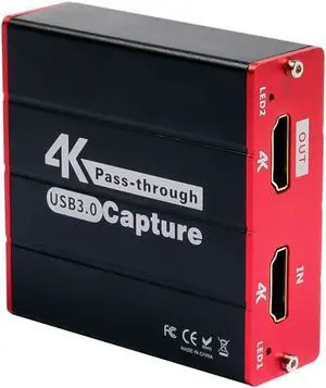 USB3.0 4K HDMI Video Capture Card, 1080P 60FPS HD Game Capture Device Cam Link with HDMI Passthrough Work with Xbox PS5 PS4 Switch DSLR for OBS Twitch Live Streaming and Recording USB3.0 4K HDMI Video Capture Card, 1080P 60FPS HD Game Capture Device Cam Link with HDMI Passthrough Work with Xbox PS5 PS4 Switch DSLR for OBS Twitch Live Streaming and Recording