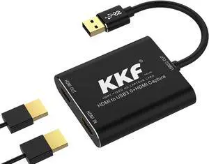 HDMI Video Capture Card 4K, USB3.0 1080P 60FPS HD Ultra-Low Latency, Game Capture Device Work with PS5 PS4 Xbox Nintendo Switch DSLR for Twitch YouTube Live Streaming and Recording HDMI Video Capture Card 4K, USB3.0 1080P 60FPS HD Ultra-Low Latency, Game Capture Device Work with PS5 PS4 Xbox Nintendo Switch DSLR for Twitch YouTube Live Streaming and Recording