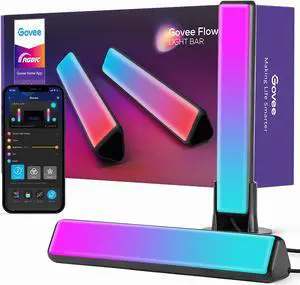 Smart Light Bars, RGBICWW Smart LED Lights with 12 Scene Modes and Music Modes, Bluetooth Color Light Bar for Entertainment, PC, TV, Room Decoration (Doesn't Support WiFi or Alexa) Smart Light Bars, RGBICWW Smart LED Lights with 12 Scene Modes and Music Modes, Bluetooth Color Light Bar for Entertainment, PC, TV, Room Decoration (Doesn't Support WiFi or Alexa)