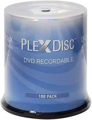 DVD+R 4.7GB 16x Recordable Media Silver Top Disc - 100 Disc Spindle (FFP) 63C-115-BX Black DVD+R 4.7GB 16x Recordable Media Silver Top Disc - 100 Disc Spindle (FFP) 63C-115-BX Black