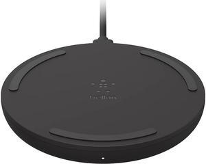 Wireless Charger  QiCertified 10W Max Fast Charging Pad  Quick Charge Cordless Flat Charger  Universal Qi Compatibility for iPhone Samsung Galaxy AirPods Google Pixel and more