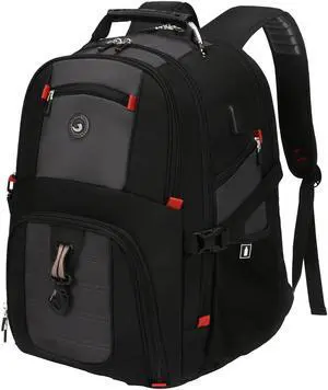 Extra Large 50L Travel Laptop Backpack, College School Computer Backpacks with USB Charging Port Fits 17 Inch Laptops for Men Women Extra Large 50L Travel Laptop Backpack, College School Computer Backpacks with USB Charging Port Fits 17 Inch Laptops for Men Women