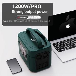 1200-Watt Continuous/2000W Peak Output Portable Power Station Explorer 880 Push Button Start Battery Generator for Outdoors