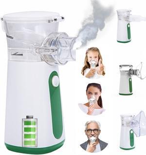 Mericonn Compact Portable Nebulizer, Mesh Nebulizer, auto-Cleaning Handheld Nebulizer, Two Ways to use for Adults and Children with Respiratory Problems, for Home, Office, Outdoor