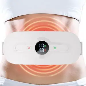 Mericonn Heating Pad for Periods Cramps Pain Relief Period Heater Pad for Stomach Back White 7.4 in