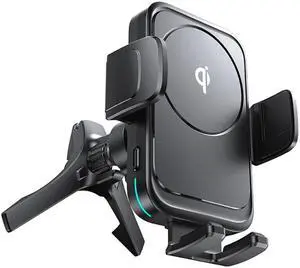 Mericonn GY-745 Automatic Clamping Car Mount Kit with Suction Cup Dash & Windshield Mount  1 Pack, Ideal for Auto & Hardware Accessories