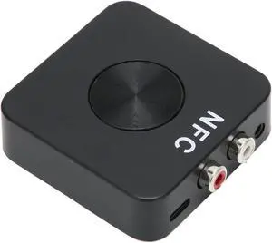 Mericonn NFC Wireless Audio Adapter - Rechargeable Car Electronics Accessory with Type-C Charging and Ultra Long Distance Transmission for Hands-Free Calling and Music Playback