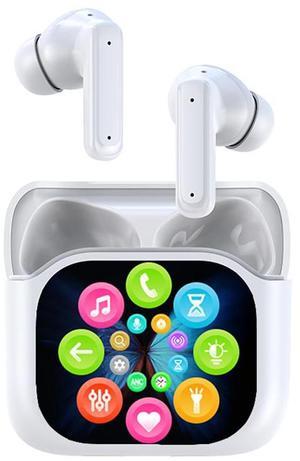 Mericonn AI-Powered Translator Earbuds with Real-Time 168 Language Translation | Touch Screen Charging Case | Bluetooth 5.4 | Noise Cancelling Mic | 25-Hr Battery for iPhone & Android