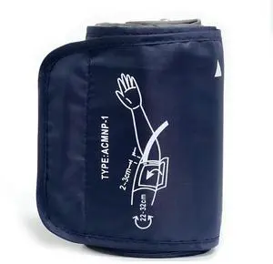 Universal Adult Upper Arm Blood Pressure Cuff - Adjustable Replacement Cuff (22-32 cm) with 4.6mm Connector, Compatible with Most Home and Medical BP Monitors Universal Adult Upper Arm Blood Pressure Cuff - Adjustable Replacement Cuff (22-32 cm) with 4.6mm Connector, Compatible with Most Home and Medical BP Monitors