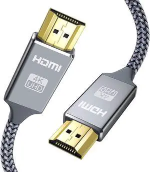 4K HDMI Cable 6.6 ft,High Speed 18Gbps HDMI 2.0 Cable,4K, 3D, 2160P, 1080P, Ethernet - 28AWG Braided HDMI Cord - Audio Return(ARC) Compatible UHD TV, Blu-ray, PS4, PS3, PC 4K HDMI Cable 6.6 ft,High Speed 18Gbps HDMI 2.0 Cable,4K, 3D, 2160P, 1080P, Ethernet - 28AWG Braided HDMI Cord - Audio Return(ARC) Compatible UHD TV, Blu-ray, PS4, PS3, PC