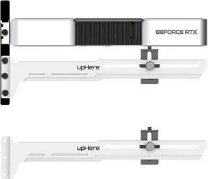 G276WT White Graphics Card GPU Brace Support Video Card Sag Holder/Holster Bracket,Adjustable Length and Height Support,G276WT
