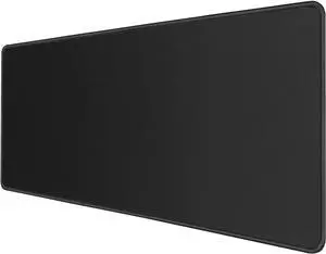 Large Gaming Mouse Pad with Stitched Edges, Extended Mousepad with Superior Micro-Weave Cloth, Non-Slip Base, Water Resist Keyboard Pad, Desk Mat for Gamer, Office & Home, 31.5 x 15.7 in, Black