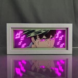Anime Lamp JoJo Bizarre Adventure Figure Bedroom Decor Night Light Birthday Gift JJBA Led Light Rohan Kishibe