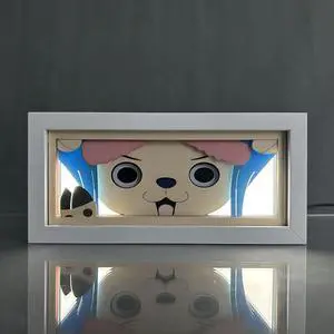 Anime Lamp Tony Tony Chopper Figure For Bedroom Decor Night Light Led Light Anime Atmosphere Desk Lamp