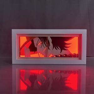 Anime Lamp Portgas·D· Ace Figure For Bedroom Decor Night Light Led Light Anime Atmosphere Desk Lamp