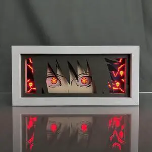 Anime Lamp Uchiha Sasuke Figure Bedroom Decor Night Light Birthday Gift Led Light