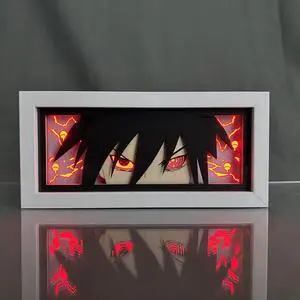 Anime Lamp Uchiha Sasuke/ Figure Bedroom Decor Night Light Birthday Gift Led Light