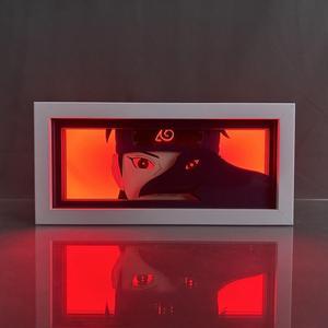 Anime Lamp Uchiha Shisui Figure Bedroom Decor Night Light Birthday Gift Led Light