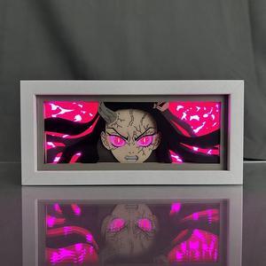 Anime Lamp Kamado Nezuko Figure Bedroom Decor Night Light Birthday Gift Led Light