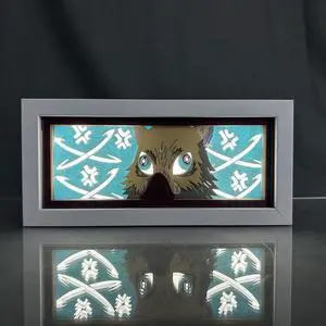 Anime Lamp Hashibira Inosuke Figure Bedroom Decor Night Light Birthday Gift Led Light
